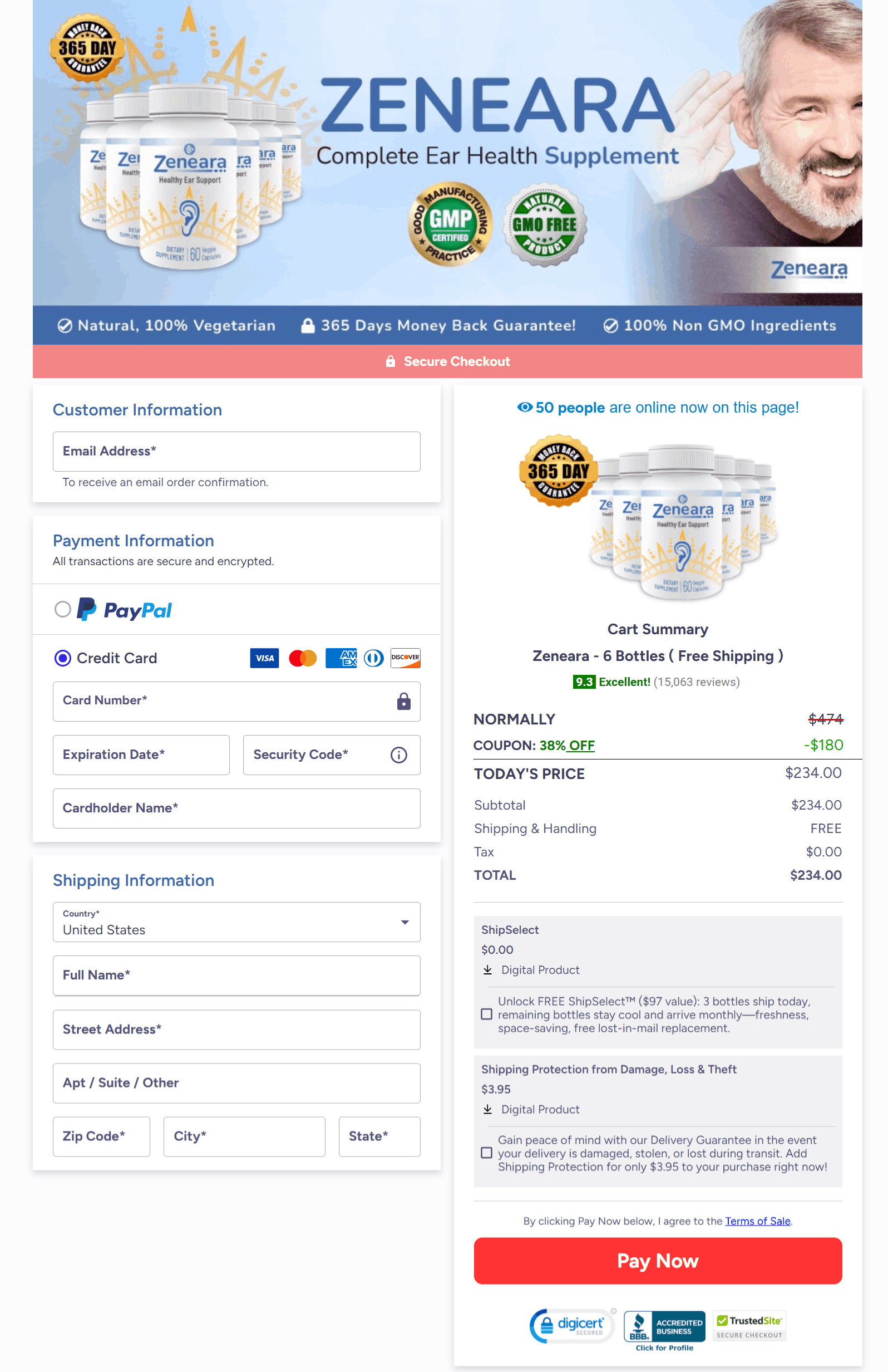Zeneara_secure_checkout